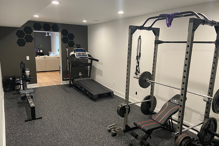 Gyms  Basement Gym Contractors in Greater Grand Rapids, MI
