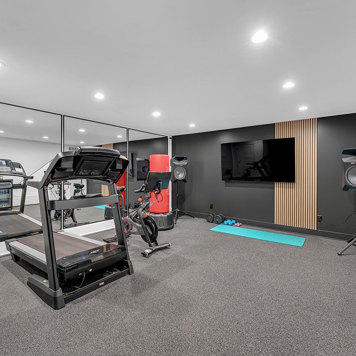 Grand Rapids MI Basement Gym Contractor